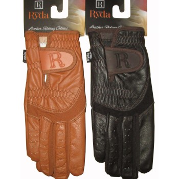 Ryda Ladies Leather Competition Riding Gloves