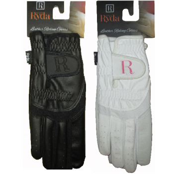 Ryda Ladies Leather Palm Competition Riding Gloves Ryda Ladies Leather Palm Competition Riding Gloves